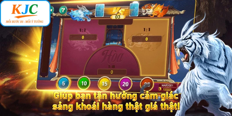 Game rồng hổ dành cho người yêu tốc độ tại KJC